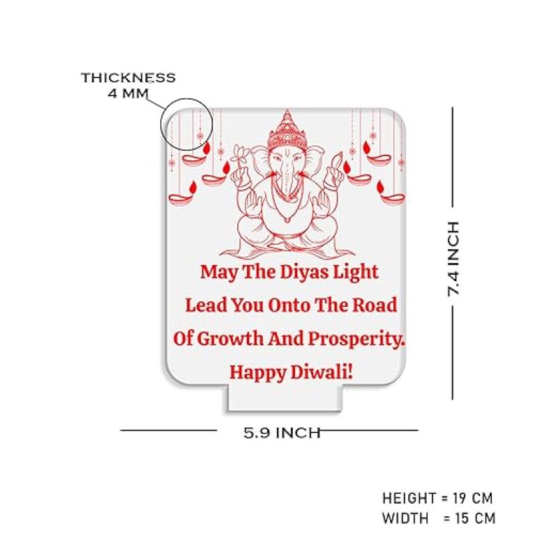 Lord Ganesha Night Lamp Wishing Diwali Gift Lamp with Automatic Color Changing Light  God Night Lamp  Diwali Home Decor Light (diwali3)